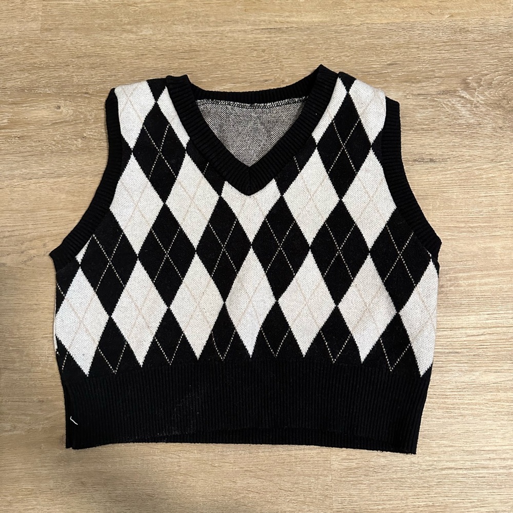 cropped vest